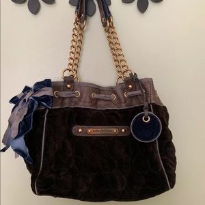 An originally made Juicy Couture Velvet purse